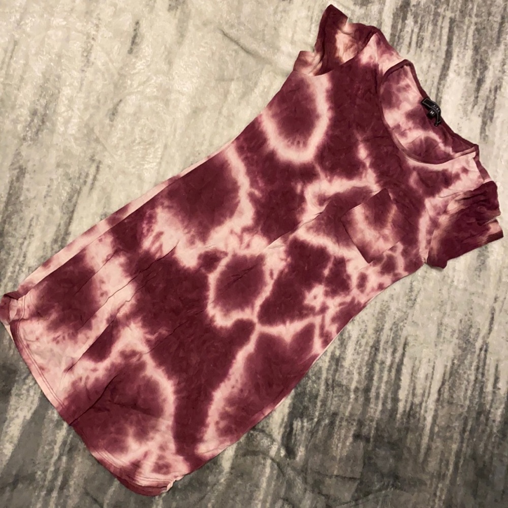 Tye dye t-shirt dress